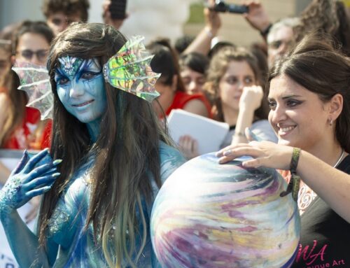 SUL WATER CARPET DEL GIFFONI 2018 C’È ANCHE UNA SIRENA